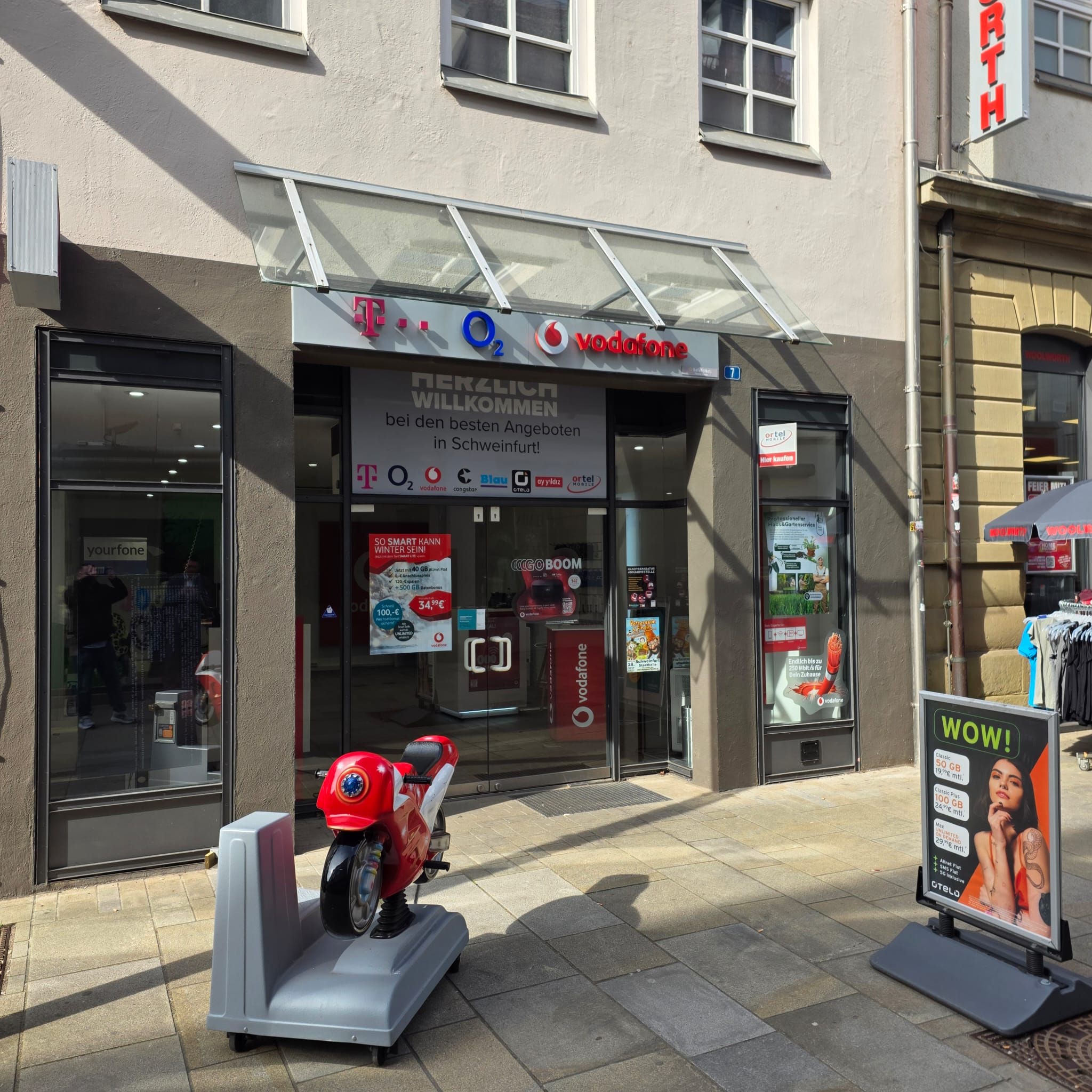 Mobilfunkshop Schweinfurt Eingang