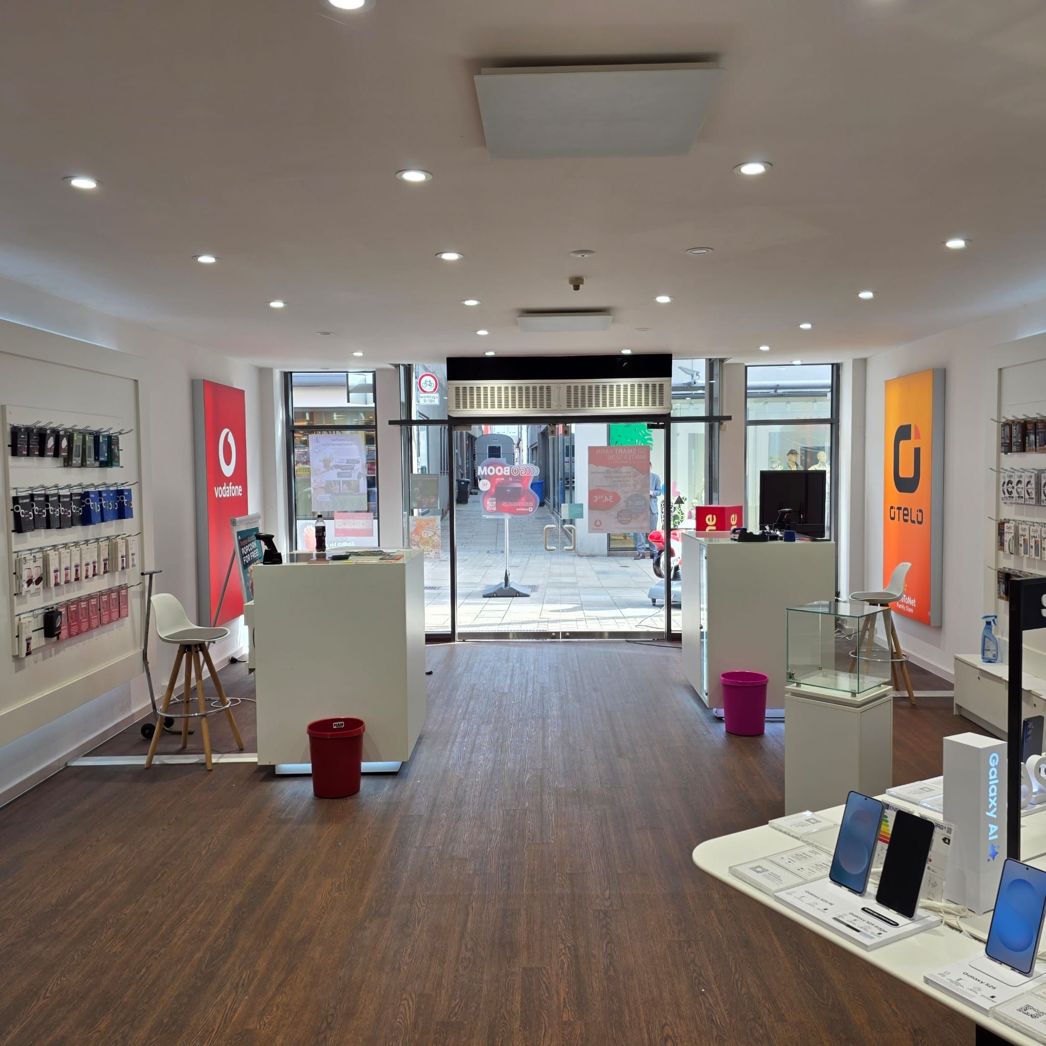 Innenansicht Mobilfunkshop Schweinfurt